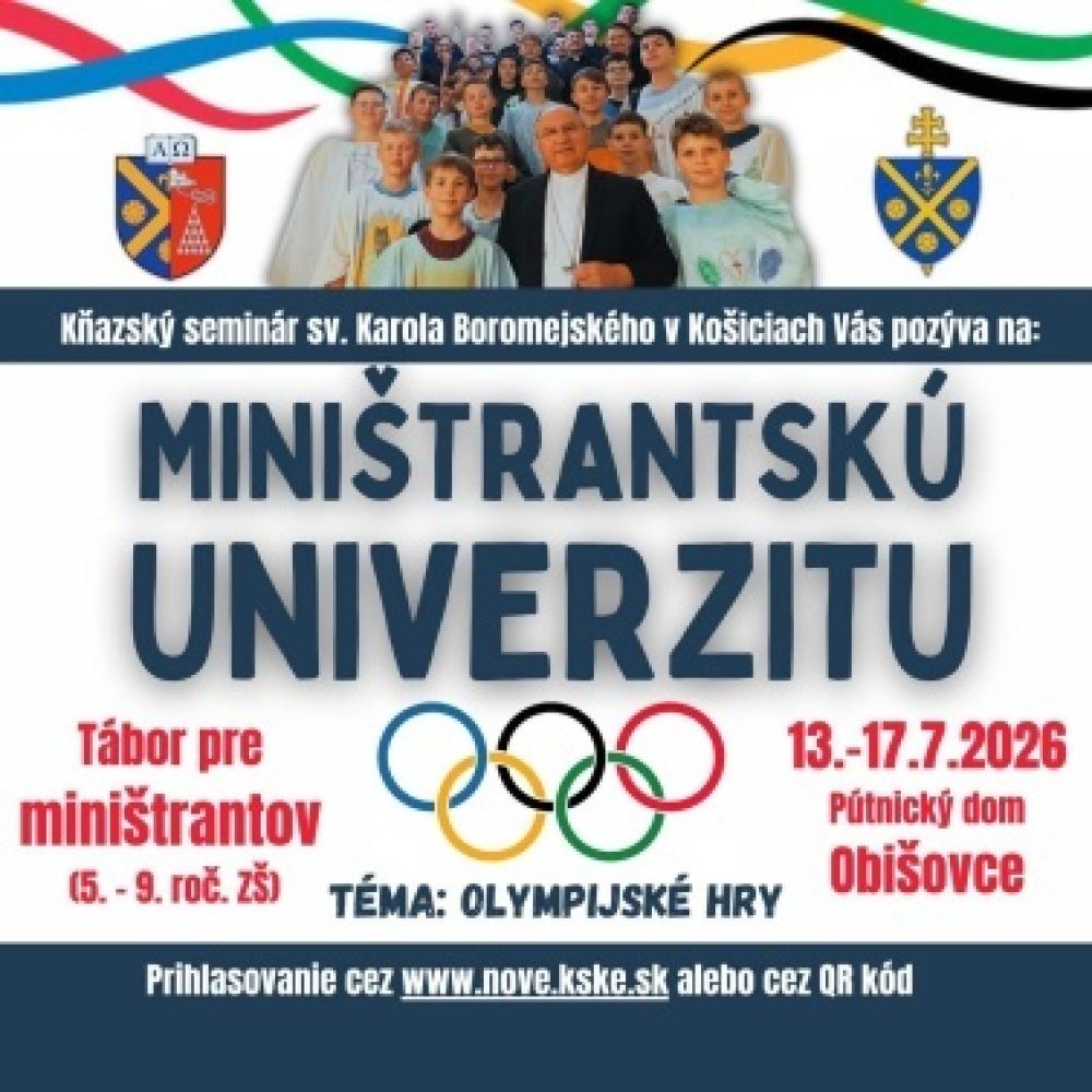 Miništrantská univerzita - tábor