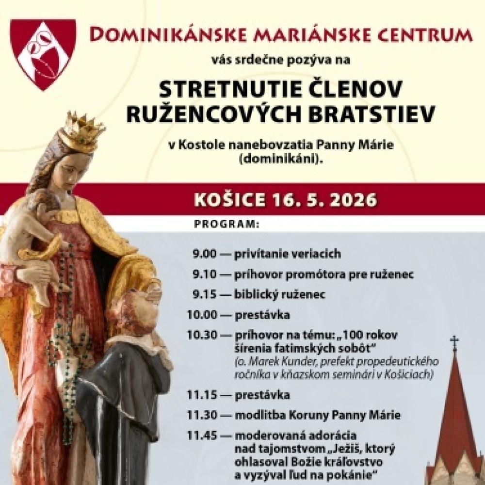 Stretnutie členov Ruženc. bratstva 16.5.