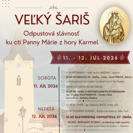Odpustová slávnosť Veľký Šariš